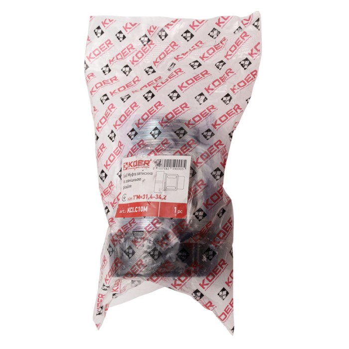 Муфта затискна із зовнішньою різьбою Koer KCI.C10M - 1"Мx31,4-34,2 (KR5909)