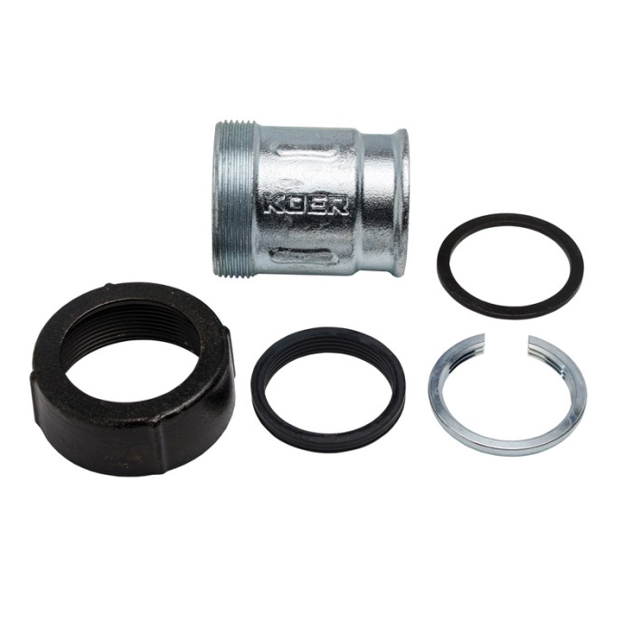 Муфта затискна з внутрішньою різьбою Koer KCI.C20F - 2"Fx59,7-63,6 (KR5916)