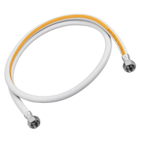 Шланг для газу ZERIX ZHG-01-FF1/2"-400 ПВХ білий 1/2"ГГ 400 см (ZX6164)