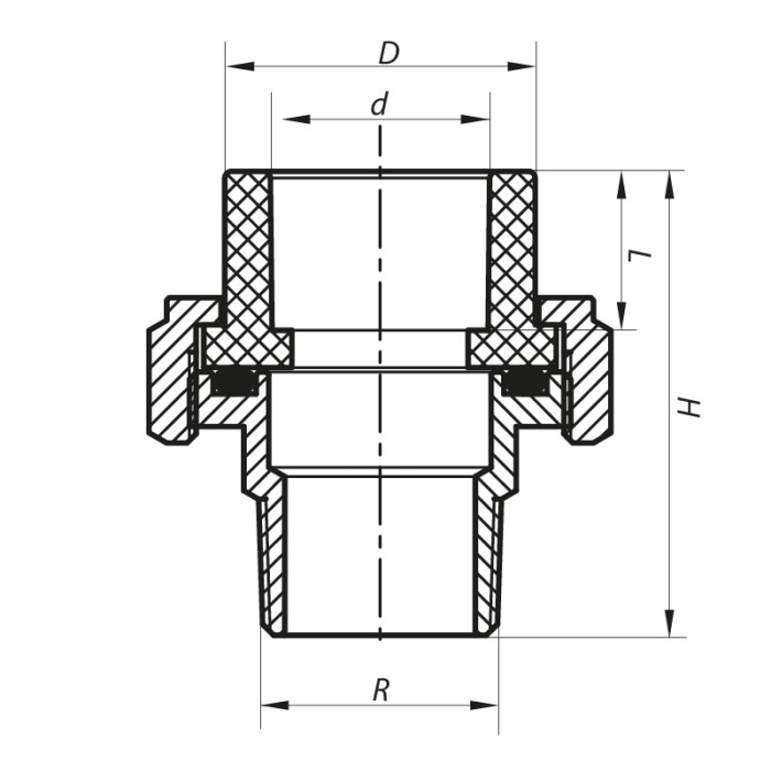 Згін-американка ЗР 32x1M PPR Koer K0137.PRO (KP0173)