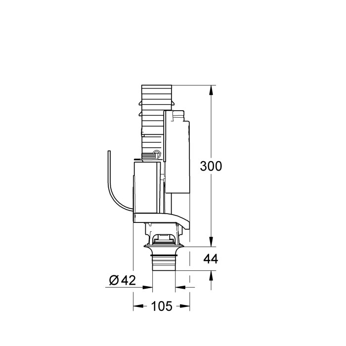 Змивний клапан Grohe (38736000)