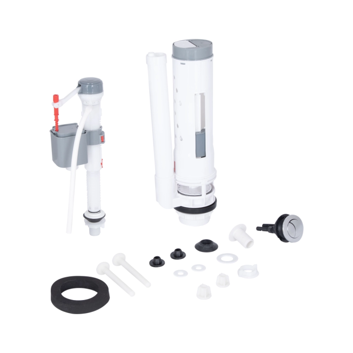 Бачок до унітазу-компакту Mixxus Bevel-0405-R Tank 605х370х800 зі зливною арматурою (MI8325)