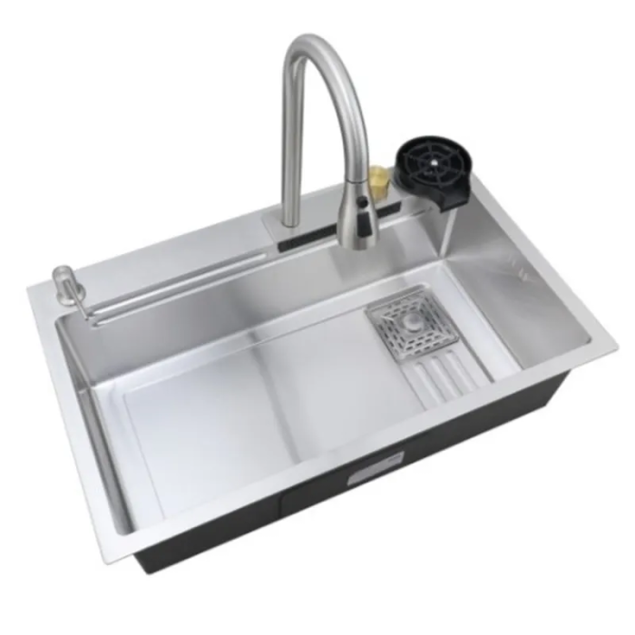 Мийка Mixxus Premium MH7545-SET-03.SUS304 з вбудованим змішувачем (MX1699)