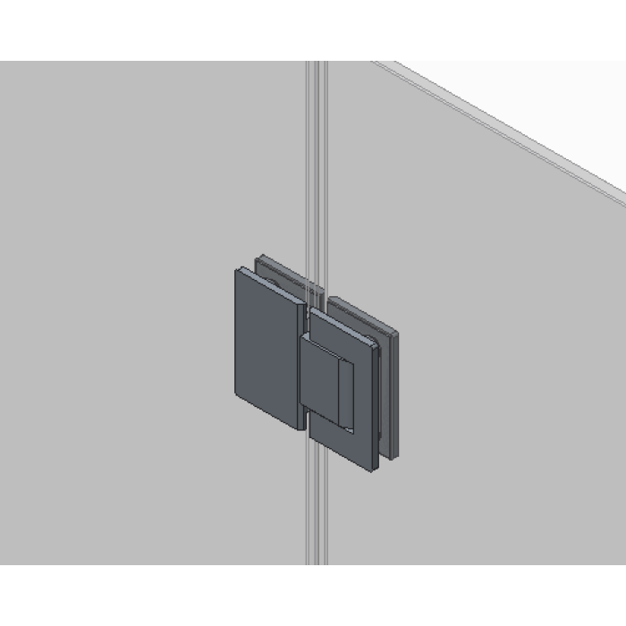 Бічна стінка до кабіни Koer SR SW04-90x200-TR-01 прозоре скло Easy Clean 10мм, хром (KR5390)