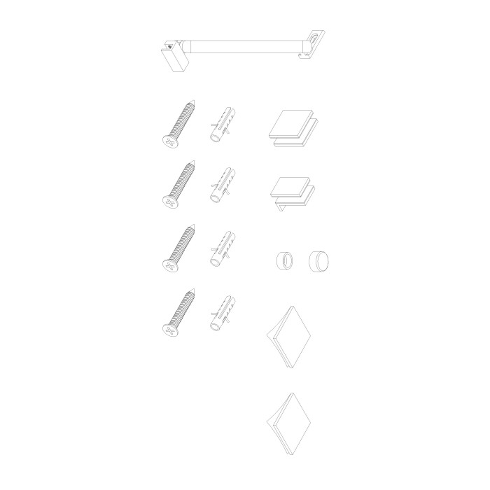 Бічна стінка до кабіни Koer SR SW04-90x200-TR-01 прозоре скло Easy Clean 10мм, хром (KR5390)
