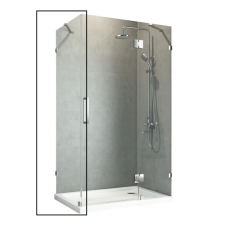 Бічна стінка до кабіни Koer SR SW04-90x200-TR-01 прозоре скло Easy Clean 10мм, хром (KR5390)