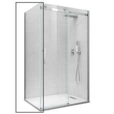 Бічна стінка до кабіни Koer SR SW01-90x200-TR-01 прозоре скло Easy Clean 8мм, хром (KR5381)