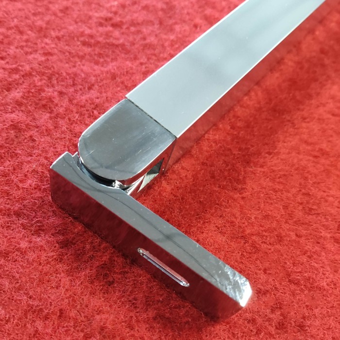 Бічна стінка до кабіни Koer SR SW04-80x200-TR-01 прозоре скло Easy Clean 10мм, хром (KR5389)