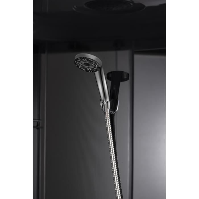 Бокс душовий без гідромасажу Mixxus WAVE SB02-120x80x215-L-FB SATIN з низьким піддоном (MI6892)