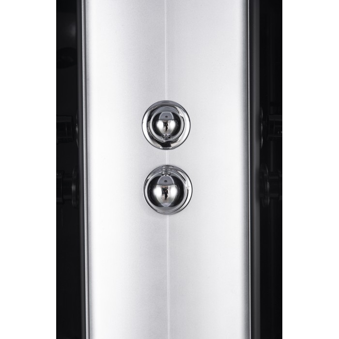 Бокс душовий без гідромасажу Mixxus STRONG SB02-90x90x215-FB SATIN з низьким піддоном (MI6886)