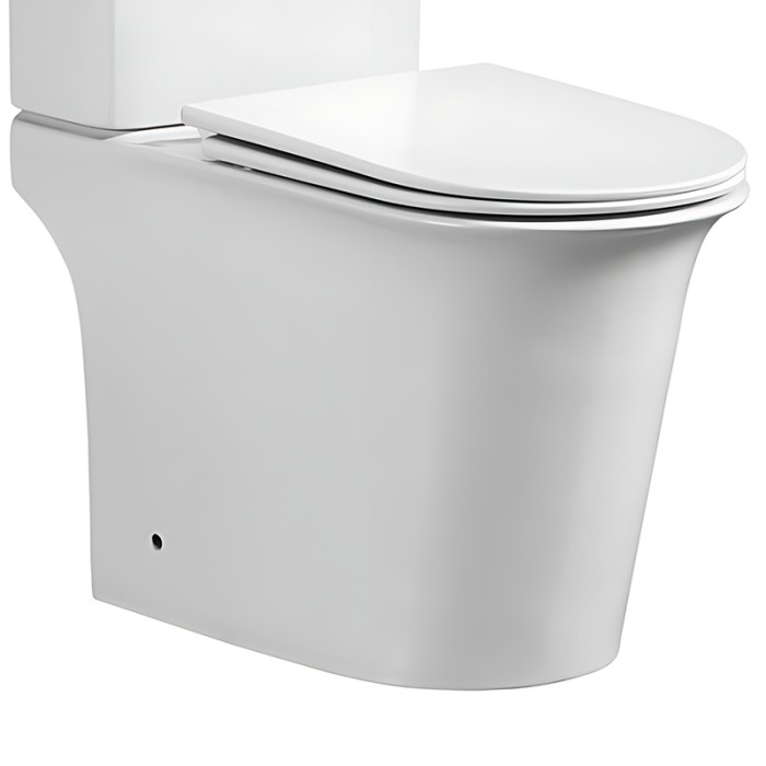 Чаша унітазу-компакту Mixxus Wave-0405-R Bowl 630х350х795 Rimless без сидіння (MI8363)