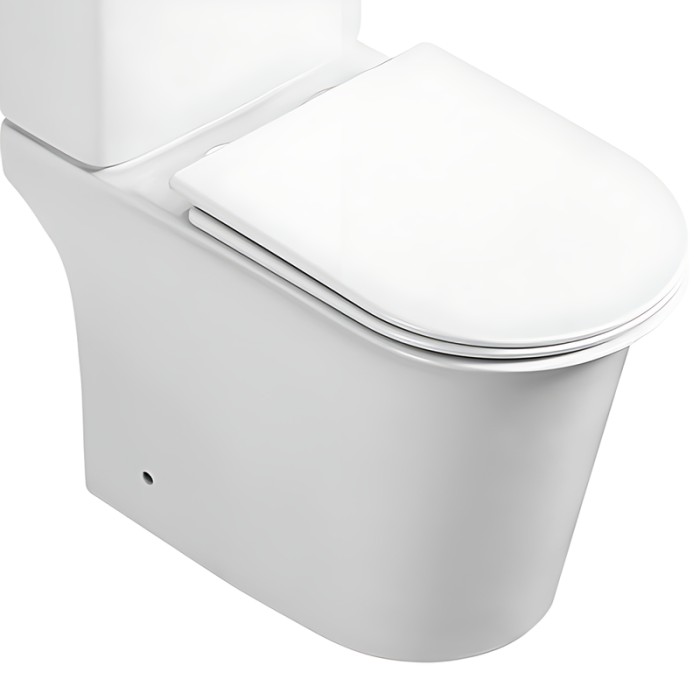 Чаша унітазу-компакту Mixxus Wave-0405-R Bowl 630х350х795 Rimless без сидіння (MI8363)