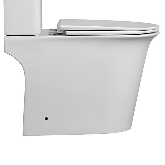 Чаша унітазу-компакту Mixxus Wave-0405-R Bowl 630х350х795 Rimless без сидіння (MI8363)