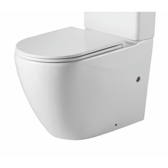 Чаша унітазу-компакту Mixxus Premium Ellipse-0402-T1 Bowl 660х390х855 Tornado 1.0 без сидіння (MI8347)
