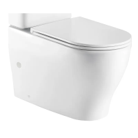 Чаша унітазу-компакту Mixxus Premium Wave-0403-R Bowl 675х395х870 Rimless без сидіння (MI8361)