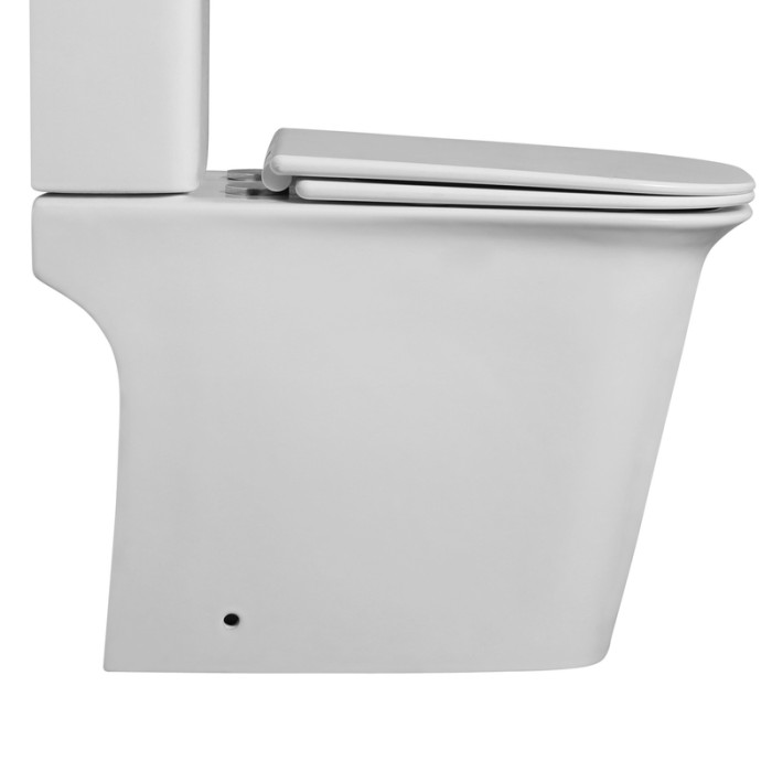 Чаша унітазу-компакту Mixxus Wave-0404-R Bowl 630х350х805 Rimless без сидіння (MI8362)