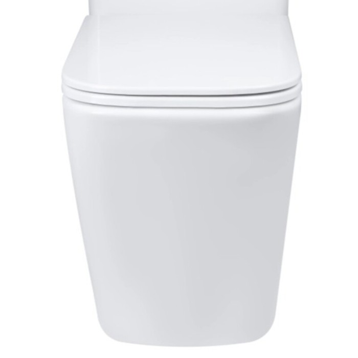 Чаша унітазу-компакту Mixxus Premium Quadro-0401-T1 Bowl 610х365х825 Tornado 1.0 без сидіння (MI8343)