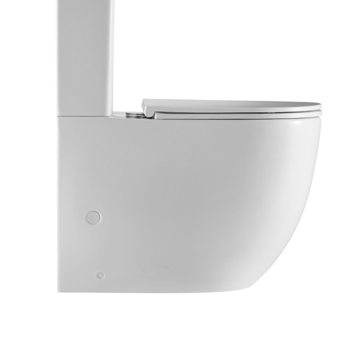 Чаша унітазу-компакту Mixxus Premium Ellipse-0401-T1 Bowl 630х390х840 Tornado 1.0 без сидіння (MI8344)