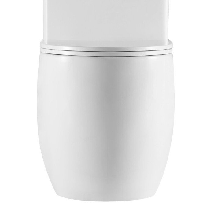 Чаша унітазу-компакту Mixxus Premium Ellipse-0401-T1 Bowl 630х390х840 Tornado 1.0 без сидіння (MI8344)