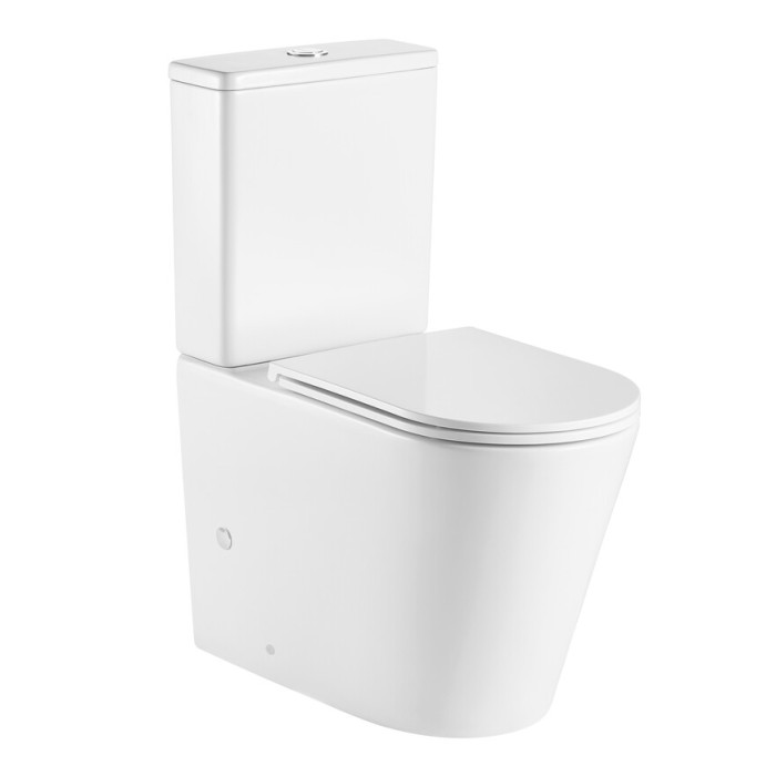 Чаша унітазу-компакту Mixxus Premium Bevel-0402-R Bowl 670х390х880 Rimless без сидіння (MI8354)
