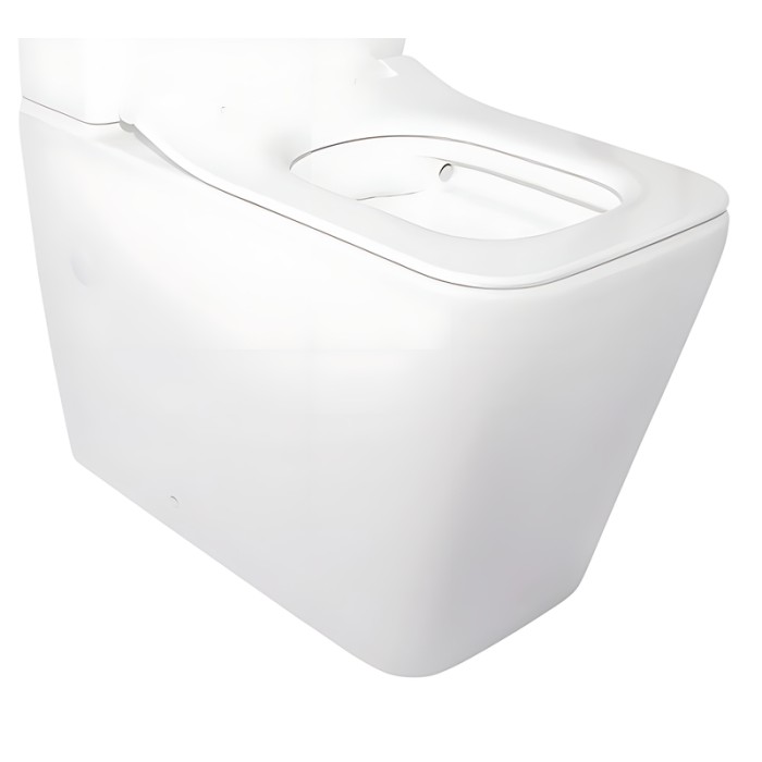 Чаша унітазу-компакту Mixxus Quadro-0403-R Bowl 640х360х835 Rimless без сидіння (MI8341)