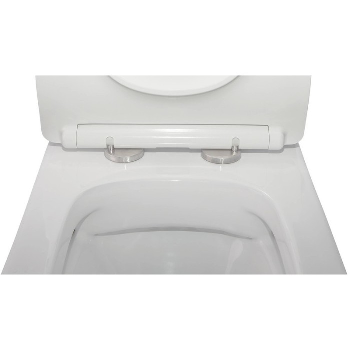 Чаша унітазу-компакту Mixxus Quadro-0403-R Bowl 640х360х835 Rimless без сидіння (MI8341)
