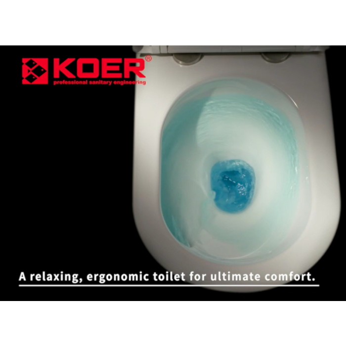 Чаша унітазу-компакту Koer TT-0201-T3 Bowl 430x390x675 без сидіння Tornado 3.0 (MI8364)