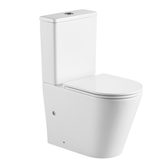 Чаша унітазу-компакту Mixxus Premium Bevel-0401-T1 Bowl 625х390х845 Tornado 1.0 без сидіння (MI8348)