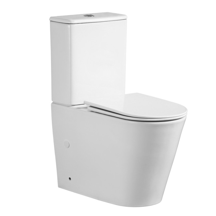 Чаша унітазу-компакту Mixxus Bevel-0407-T1 Bowl 630х350х795 Tornado 1.0 без сидіння (MI8350)