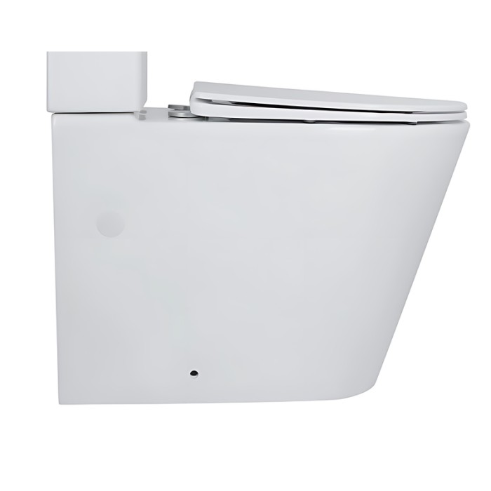 Чаша унітазу-компакту Mixxus Bevel-0403-T3 Bowl 640х360х835 Tornado 3.0 без сидіння (MI8349)