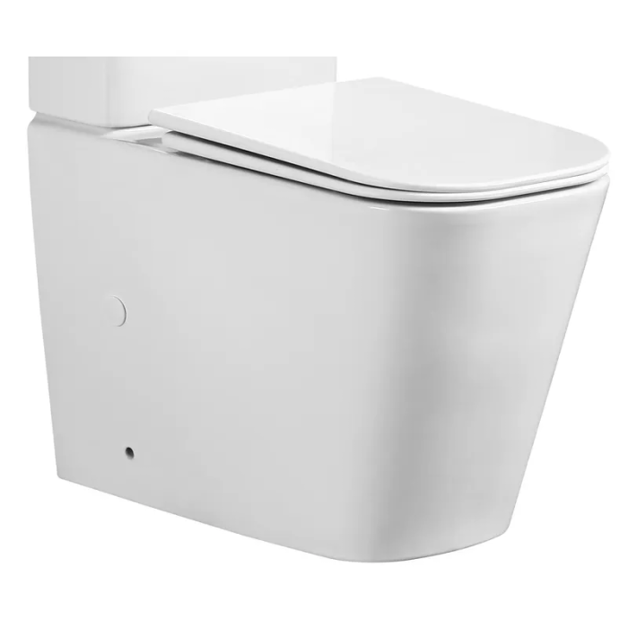 Чаша унітазу-компакту Mixxus Quadro-0404-T1 Bowl 660х360х820 Tornado 1.0 без сидіння (MI8342)