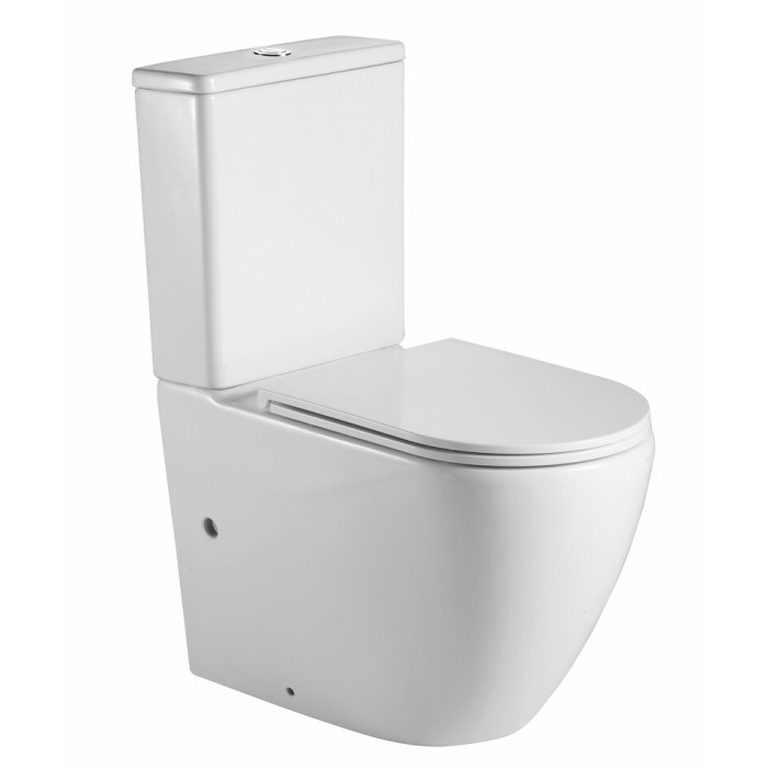 Чаша унітазу-компакту Mixxus Premium Ellipse-0402-R Bowl 660х390х855 Rimless без сидіння (MI8346)