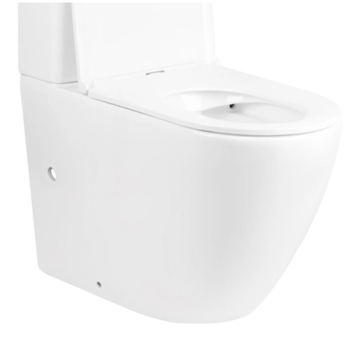 Чаша унітазу-компакту Mixxus Premium Ellipse-0402-R Bowl 660х390х855 Rimless без сидіння (MI8346)