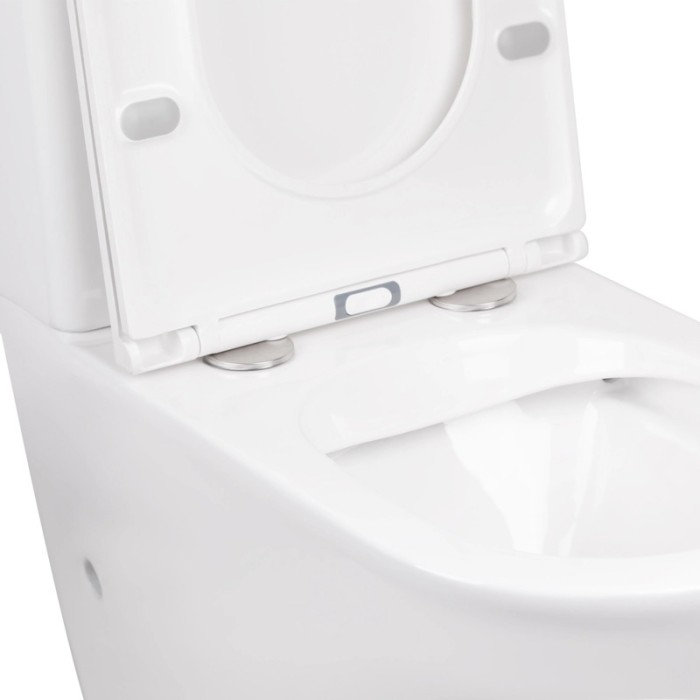 Чаша унітазу-компакту Mixxus Premium Ellipse-0402-R Bowl 660х390х855 Rimless без сидіння (MI8346)