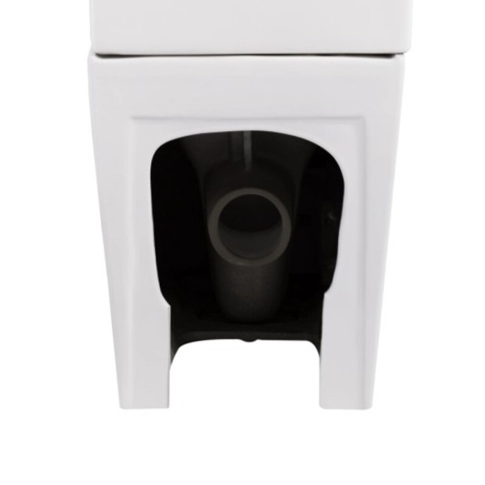 Чаша унітазу-компакту Mixxus Premium Quadro-0402-R Bowl 675х390х855 Rimless без сидіння (MI8340)