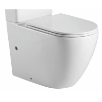 Чаша унітазу-компакту Mixxus Premium Ellipse-0402-R Bowl 660х390х855 Rimless без сидіння (MI8346)