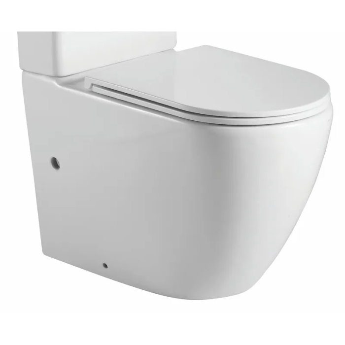 Чаша унітазу-компакту Mixxus Premium Ellipse-0402-R Bowl 660х390х855 Rimless без сидіння (MI8346)