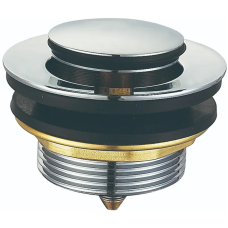 Донний клапан для ванни Koer PW-06-01 1 1/2'' автоматичний СLICK-СLACK (Колір хром) (KR5799)