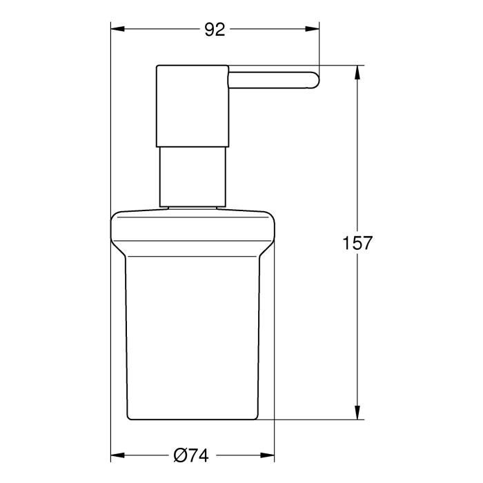 Дозатор рідкого мила Grohe Essentials New (40394001)
