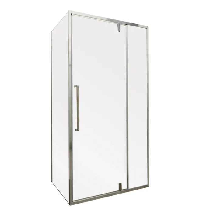 Душова кабіна без піддону Mixxus Premium BEVEL SC01-120x80x195-TR Chrome прозоре скло 6мм (MI6871)
