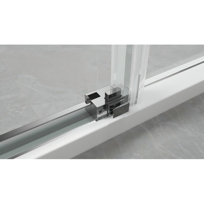 Душова кабіна без піддону Koer SR SC03-90x90x200-TR-07 прозоре скло Easy Clean 6мм, графіт (KR5359)