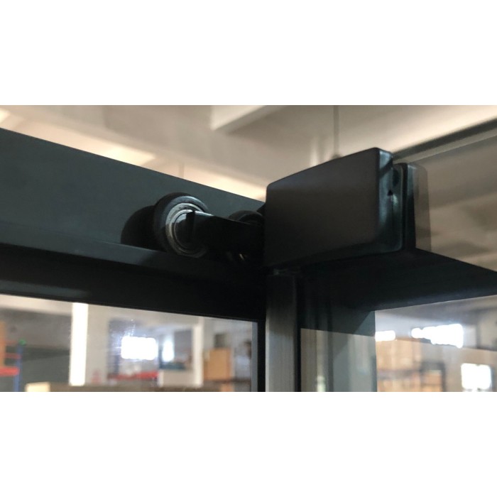 Душова кабіна без піддону Mixxus Premium Quadro SC01-90x90x195-TR Black прозоре скло 6мм (MI8292)