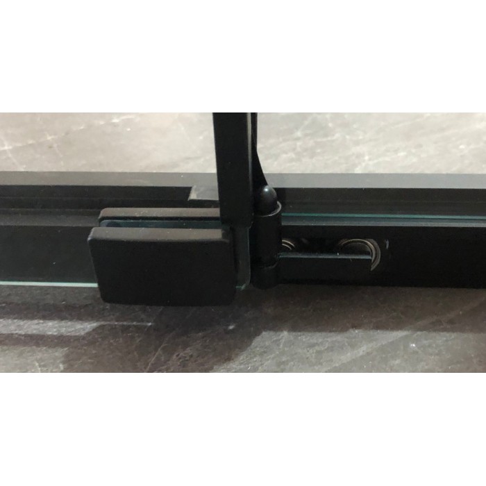 Душова кабіна без піддону Mixxus Premium Quadro SC01-120x80x195-TR Black прозоре скло 6мм (MI8293)