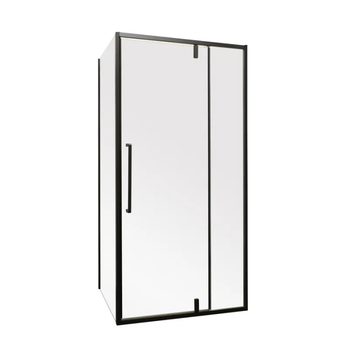 Душова кабіна без піддону Mixxus Premium BEVEL SC01-100x80x195-TR Black прозоре скло 6мм (MI6870)
