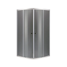 Душова кабіна без піддону Mixxus PLAIN SC01-90x90x185-GR CHROME сіре тоноване скло 4мм (MI6900)