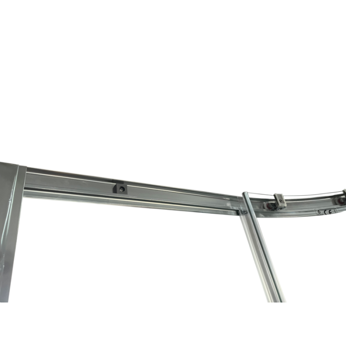 Душова кабіна без піддону Koer SR SC04-100x100x195-TR-01 прозоре скло Easy Clean 5мм, хром (KR5361)