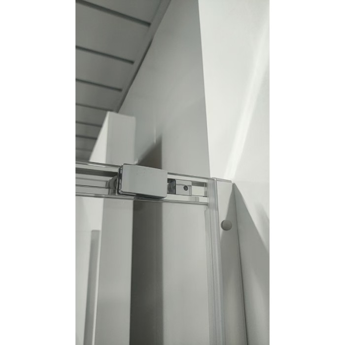 Душова кабіна без піддону Koer SR SC10-90x90x195-TR-01 прозоре скло Easy Clean 6мм, хром (KR5942)
