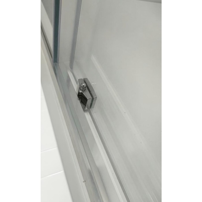 Душова кабіна без піддону Koer SR SC10-90x90x195-TR-01 прозоре скло Easy Clean 6мм, хром (KR5942)