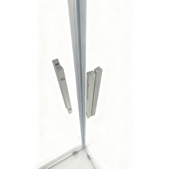 Душова кабіна без піддону Koer SR SC10-90x90x195-TR-01 прозоре скло Easy Clean 6мм, хром (KR5942)