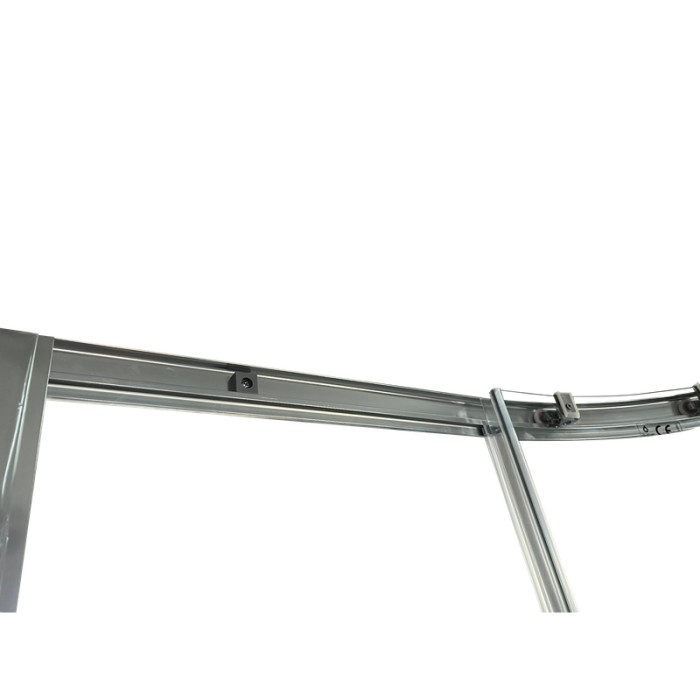 Душова кабіна без піддону Koer SR SC04-90x90x195-TR-02 прозоре скло Easy Clean 5мм SS Color (KR5682)